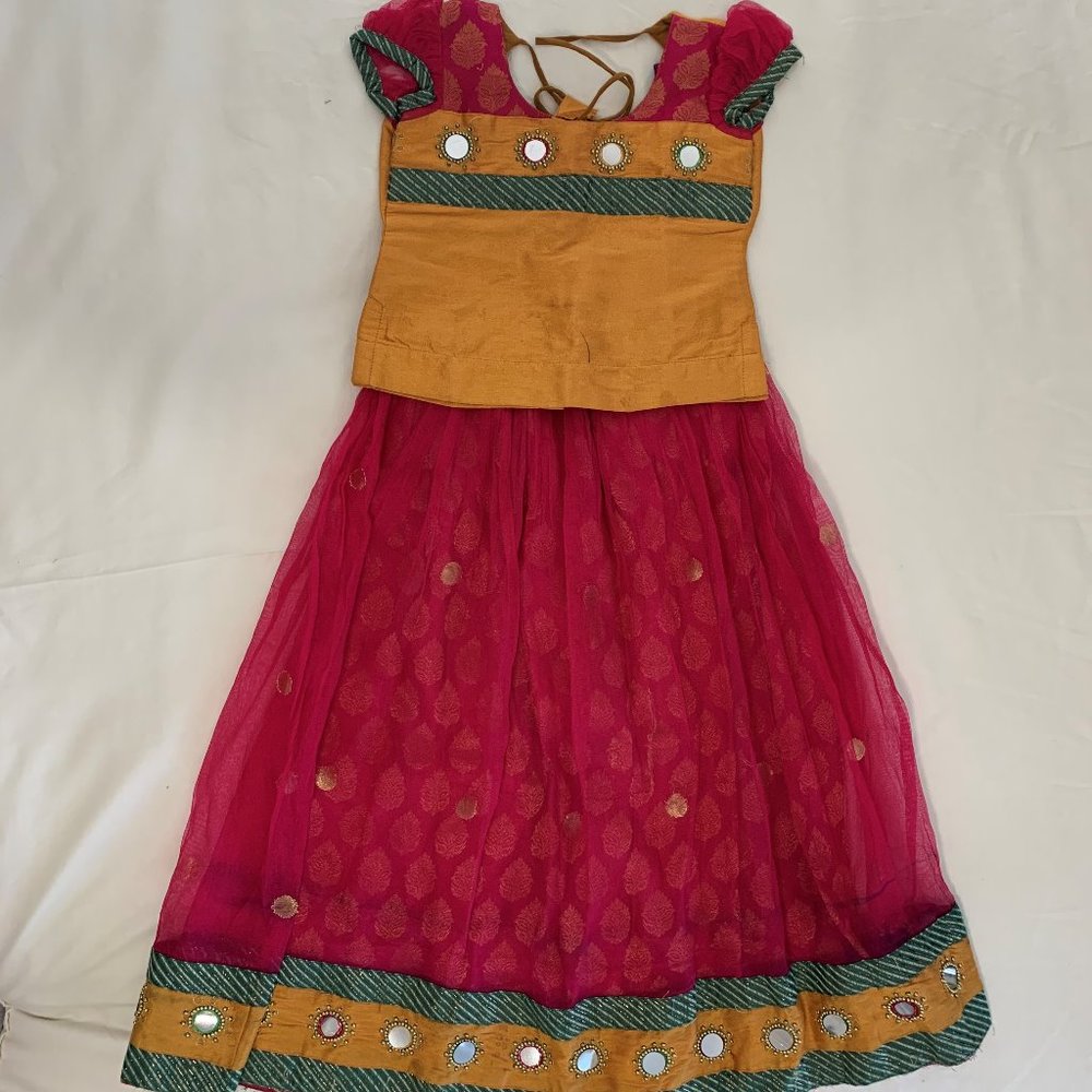 Girls Indian Dress - Designer Lehanga